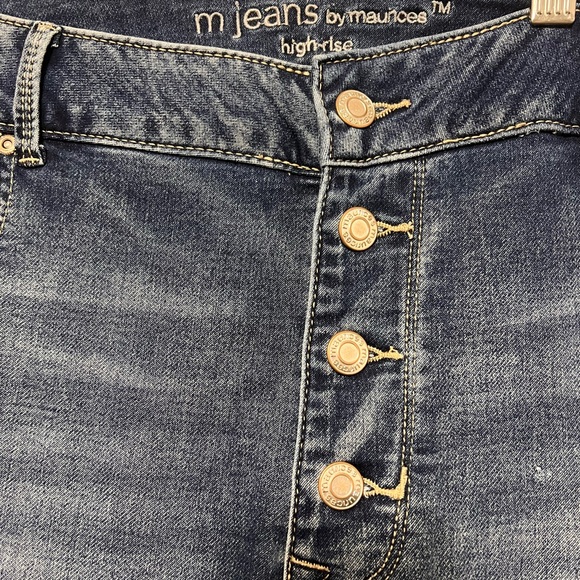 Maurice’s Super Soft Straight High Rise Jeans BNWT Size 20W - Picture 2 of 6
